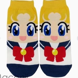 Sailor Moon Usagi Kawaii Japanese Anime Socks